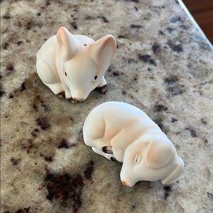 Adorable Ceramic salt and pepper Pig Figurines